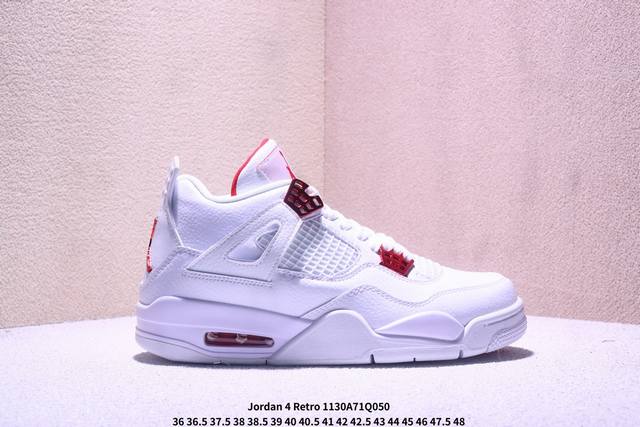 公司级Aj4 Air Jordan 4 Retro ” Infrared “ Aj4乔4 男子文化篮球鞋 大厂出品 主力合作工厂p 全新模具开发 纯正4代正确鞋