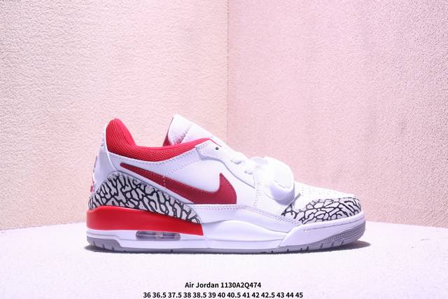 Air Jordan Legacy 312 Low Wmns Cny 低帮 Aj312 乔丹312代 Aj312 乔312 低邦 白灰粉 乔丹篮球鞋系列 号称