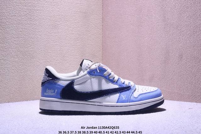 Travis Scott X Fragment Design X Jordan Air Jordan 1 Low Og Sp “Supreme联名” 多方联名合