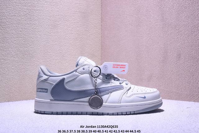 Travis Scott X Fragment Design X Jordan Air Jordan 1 Low Og Sp “Supreme联名” 多方联名合