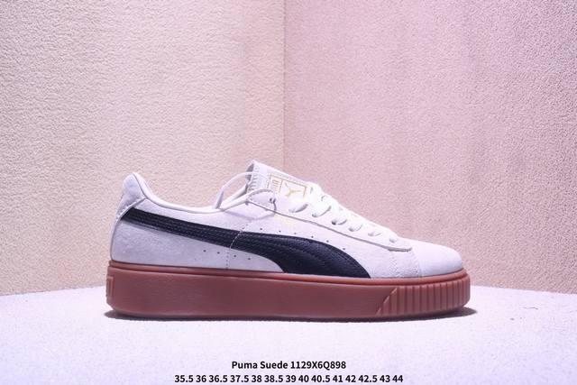公司级puma Suede platfotm Gold防滑耐磨 彪马低帮经典百搭休闲运动板鞋 Xm1129Q898