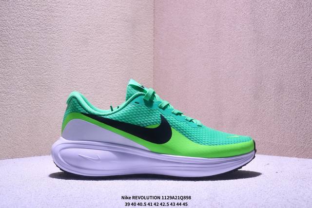 公司级Nike Revolution 8 耐克 透气 低帮 跑步鞋 兼顾迅疾外观和稳固脚感后跟覆面和中足动态支撑巧妙融合 缔造稳定顺畅的迈步体验 货号:Hj91