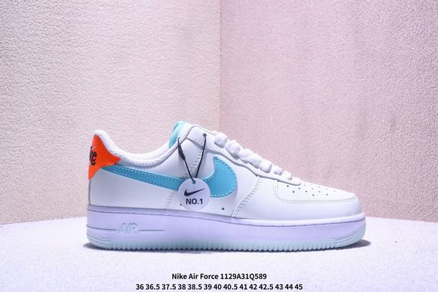 耐克 Nike Air Force 1 ’07 空军一号低帮百搭休闲运动板鞋。柔软、弹性十足的缓震性能和出色的中底设计，横跨复古与现代的外型结合，造就出风靡全球