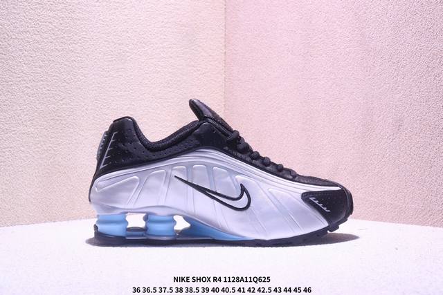 真标Nike Shox R4系列 耐克 低帮运动休闲气垫运动鞋 官方货号:Hj7303-445 尺码:36-46半 Xm1128Q625
