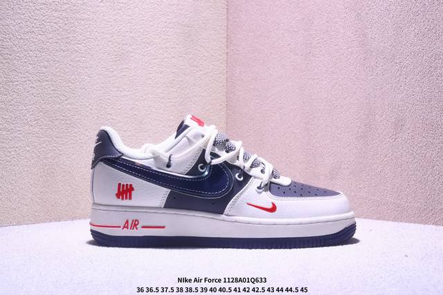 海外限量发售！公司级Nike Air Force 1 '07 Low “闪电联名 水泥灰抽绳”空军一号 低帮 运动鞋 休闲鞋 折边针车 工艺难度大 原楦头原纸板