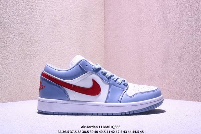 耐克Nike Air Jordan 1 Low Aj1乔丹一代中帮经典复古文化休闲运动篮球鞋 货号:Da5551-001 尺码:36 ～45半 Xm1128Q8