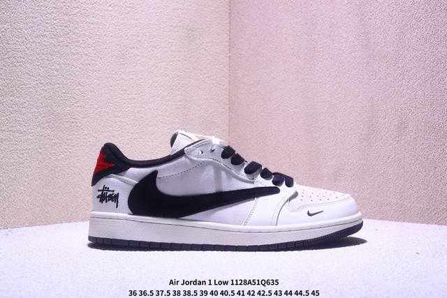 Travis Scott X Fragment Design X Jordan Air Jordan 1 Low Og Sp “斯图西联名 石墨灰” 多方联名合