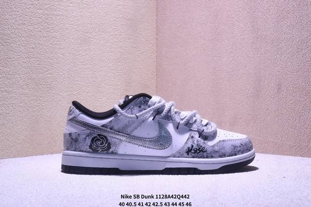 耐克 Nike Sb Dunk Low 扣篮系列 低帮休闲运动滑板板鞋 货号：Dd1391 100 尺码：40-46半 Xm1128Q442