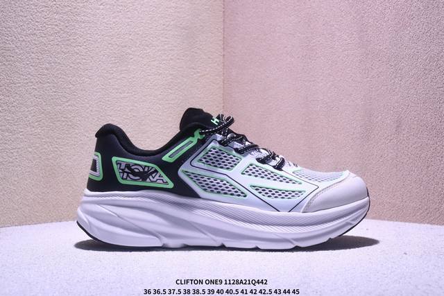 Hoka One One男女款夏季户外运动休闲鞋Clifton One9透气复古新款 尺码:36-45半 Xm1128Q442
