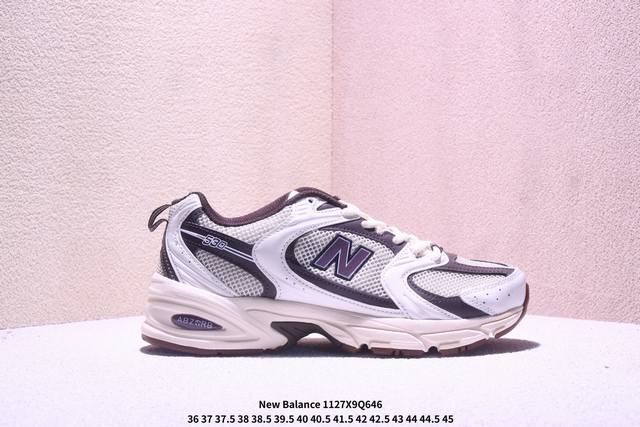 新百伦 New Balance 530 复古跑鞋 小红书爆款 官网售罄这双鞋确实是Nb家经典复古款式之一，以全新科技诠释，成功打造530鞋款，鞋面在保持530基