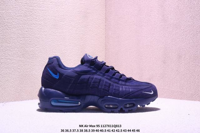 公司级 Eric Koston X Nk Air Max 95 ”Obsidian And Speed Yellow“ 低帮休闲跑步鞋 男女同款 联名蓝白 Hq