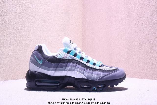 公司级 Eric Koston X Nk Air Max 95 ”Obsidian And Speed Yellow“ 低帮休闲跑步鞋 男女同款 联名蓝白 Hq