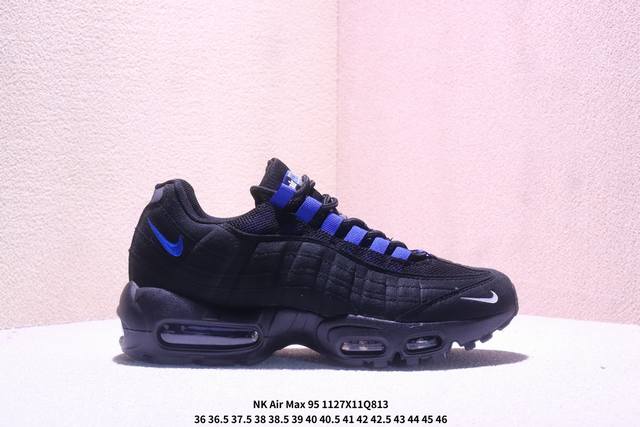 公司级 Eric Koston X Nk Air Max 95 ”Obsidian And Speed Yellow“ 低帮休闲跑步鞋 男女同款 联名蓝白 Hq