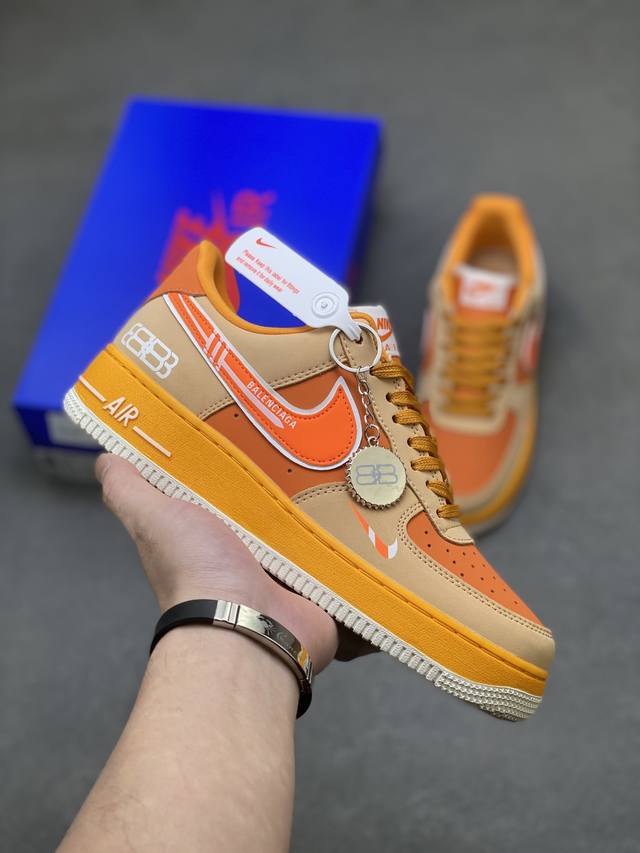 海外限量发售！公司级Nike Air Force 1 '07 Low 空军一号低帮 运动鞋 休闲鞋 折边针车 工艺难度大 原楦头原纸板 原装鞋盒 定制五金配件
