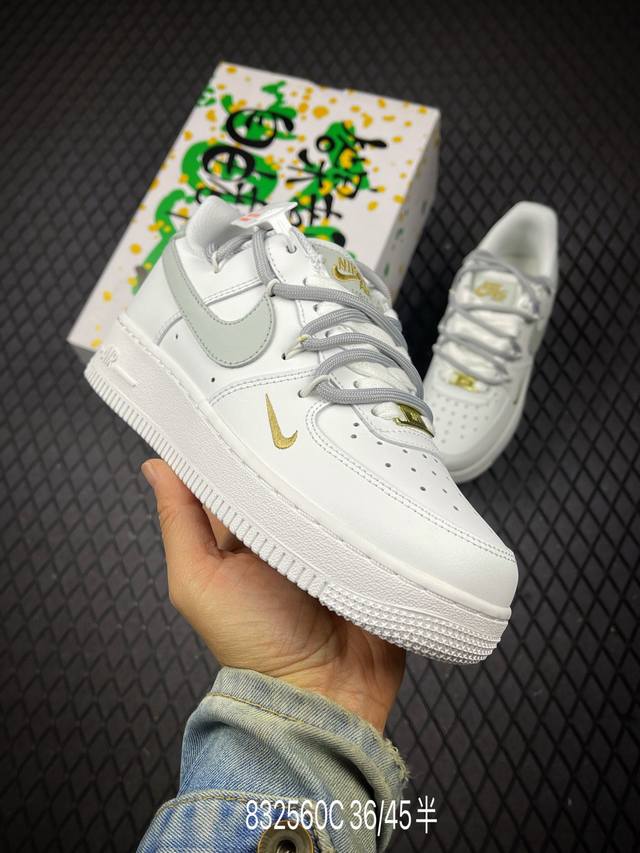 C 公司级Nike Air Force 1‘07 Lv8 原楦头原纸板 打造纯正低帮空军版型 专注外贸渠道 全掌内置蜂窝气垫 原盒配件 原厂中底钢印、拉帮完美