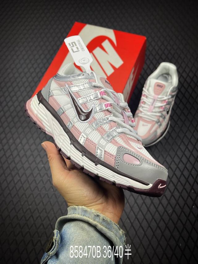 B Nike p-6000 prm 复古休闲运动老爹鞋 #层次鲜明线条设计 摆脱厚重外形 超轻鞋身 细节随意对比 货号：Im6026-121 尺码：36-40