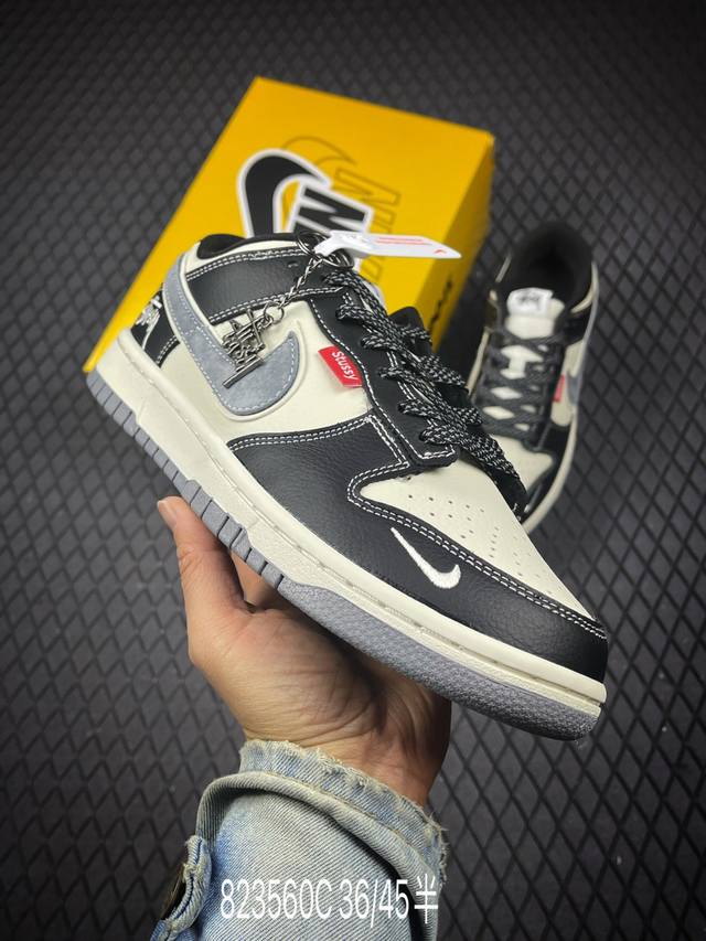 C 公司级Nike Dunk Low Retro ‘Diy高端定制’耐克 低帮休闲运动板鞋 原装头层材料 用料绝不含糊 独家版型蒸餾加工帶來的是更好的视觉和脚感