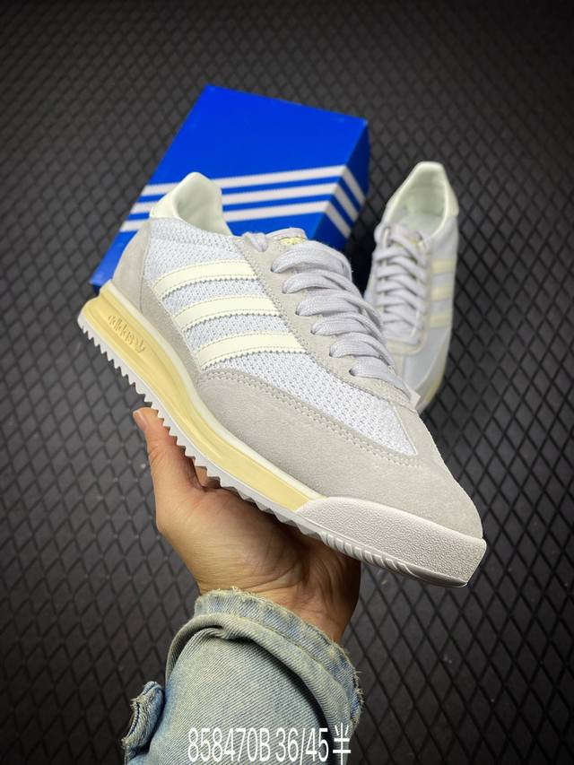 B Adidas Originals Sl 72 Rtn 复古单品 Adidas Originals Sl 72 Rs 防滑 低帮 生活体闲鞋 男女同款简约大方