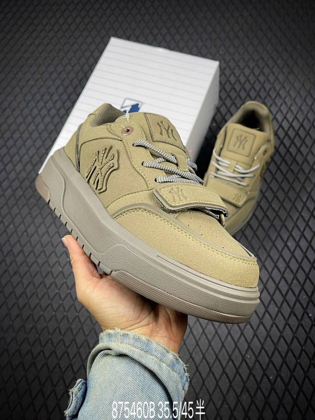 B 公司级Mlb Chunky Liner pocket 潮流百搭 厚底增高休闲鞋 防滑耐磨 低帮 老爹鞋 货号:3Asxp20N 尺码:35.5 36 36.