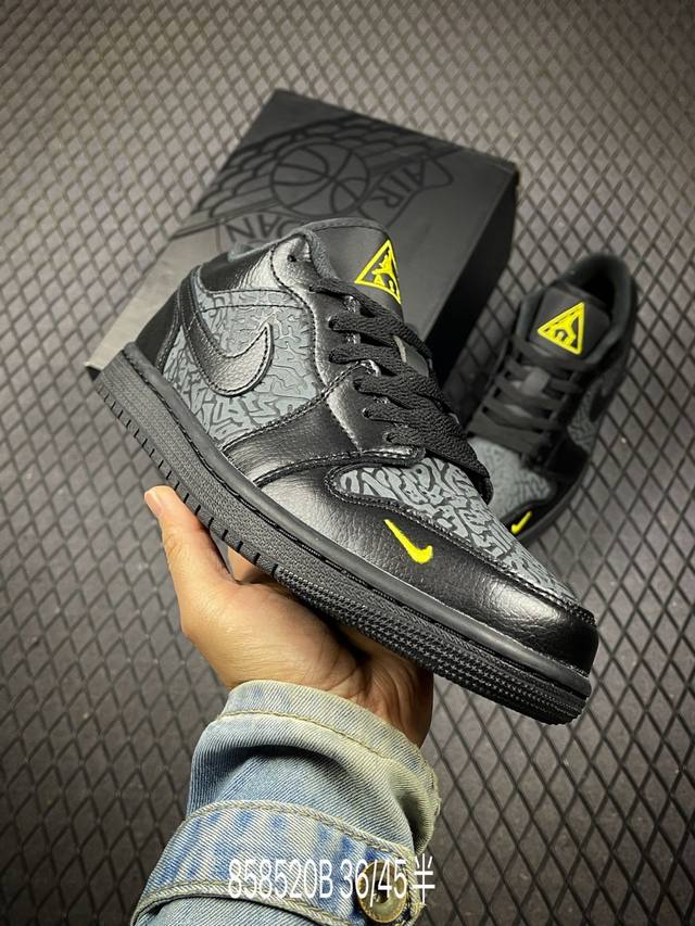 B 公司级Nike Air Jordan 1 Low Og 耐克 Aj1乔1低帮休闲板鞋 同步官方配色 升级原楦原档案数据开发纸版楦型 采用同源纳帕头层皮革鞋面