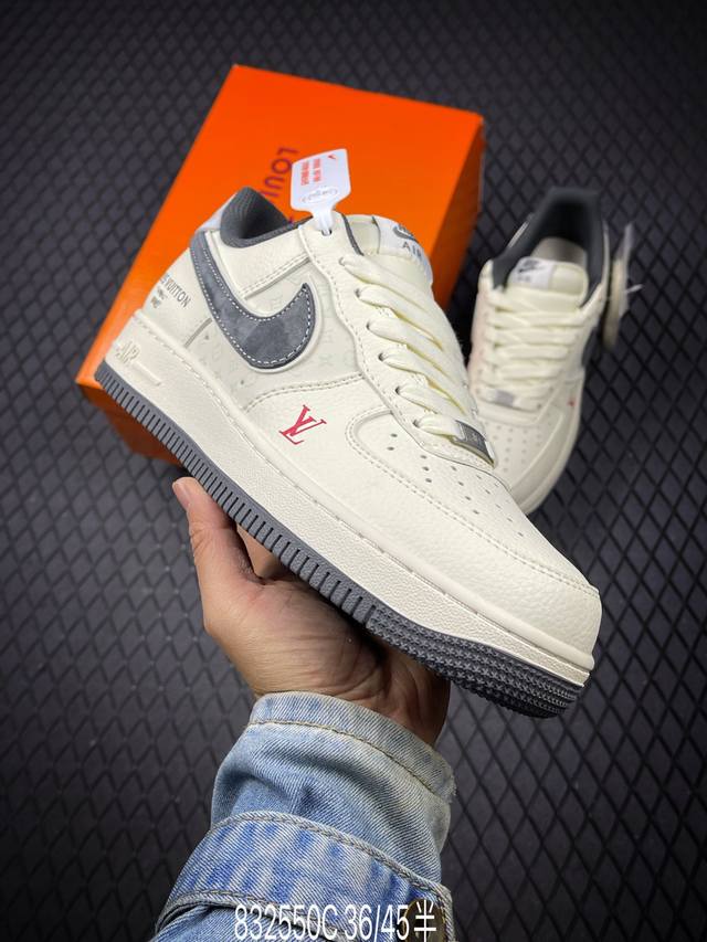 C 公司级Nike Air Force 1‘07 Lv8 原楦头原纸板 打造纯正低帮空军版型 专注外贸渠道 全掌内置蜂窝气垫 原盒配件 原厂中底钢印、拉帮完美