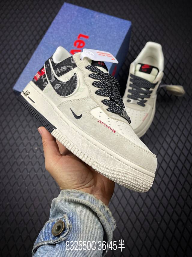 C 公司级Nike Air Force 1‘07 Lv8 原楦头原纸板 打造纯正低帮空军版型 专注外贸渠道 全掌内置蜂窝气垫 原盒配件 原厂中底钢印、拉帮完美