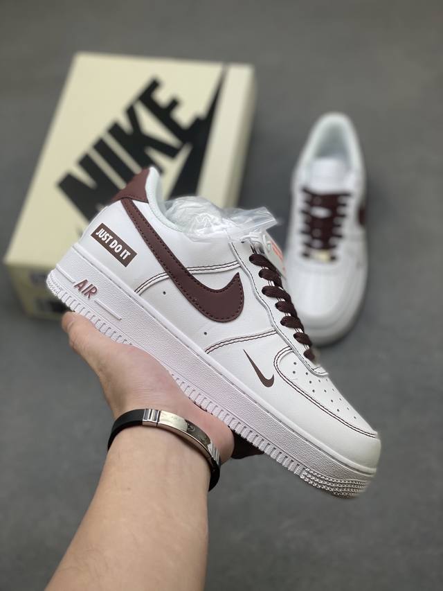 海外限量发售！公司级Nike Air Force 1 '07 Low 空军一号低帮 运动鞋 休闲鞋 折边针车 工艺难度大 原楦头原纸板 原装鞋盒 定制五金配件