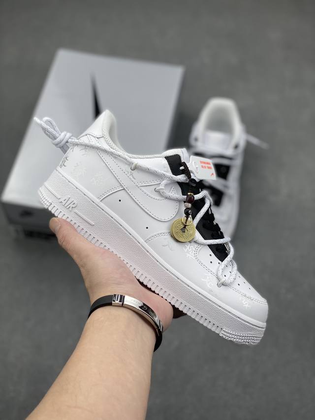 工厂p套现 福利特价 原本地 版本 海外限量发售！公司级Nike Air Force 1 '07 Low 空军一号 低帮 运动鞋 休闲鞋 折边针车 工艺难度大