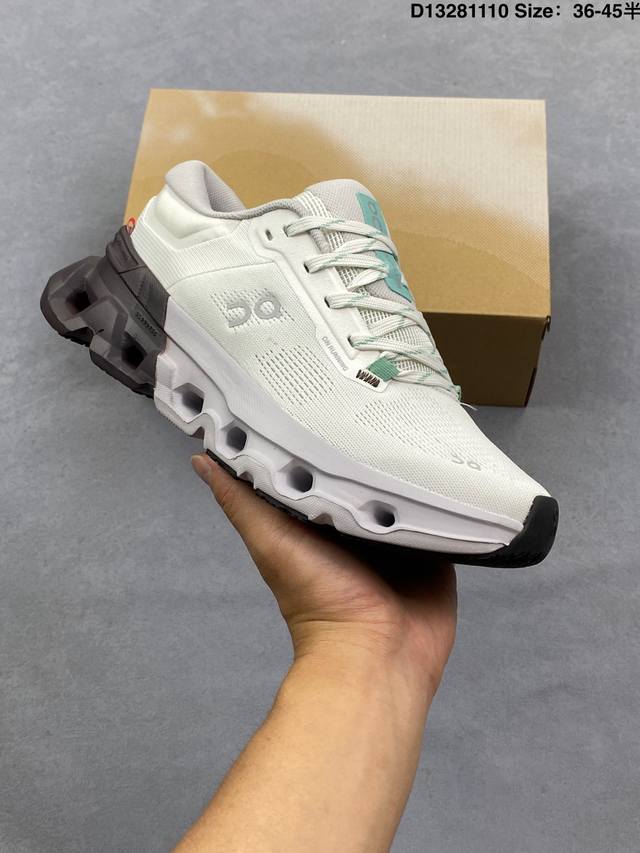 On昂跑 Cloudflow 5 舒适百搭 低帮 休闲跑步鞋 男款 白黄 货号：3Mf10112929 码数：36-45半 D13281110