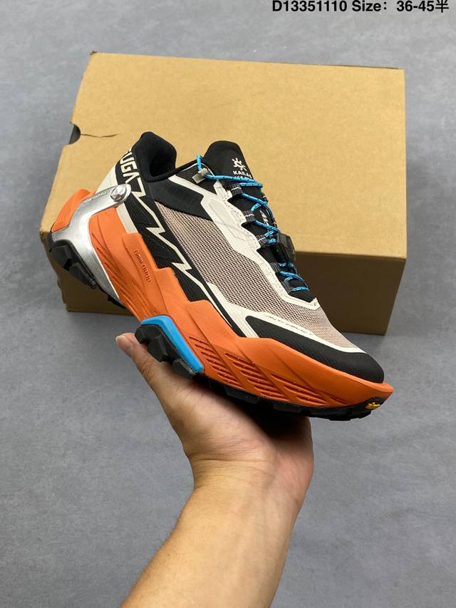 公司级凯乐石 Kailas Fuga Du 2 Boa 大坡王二代 轻越野徒步网布Tpu减震防滑透气支撑回弹 低帮 超强抓地力登山鞋 Boa适配系统 通过旋钮实