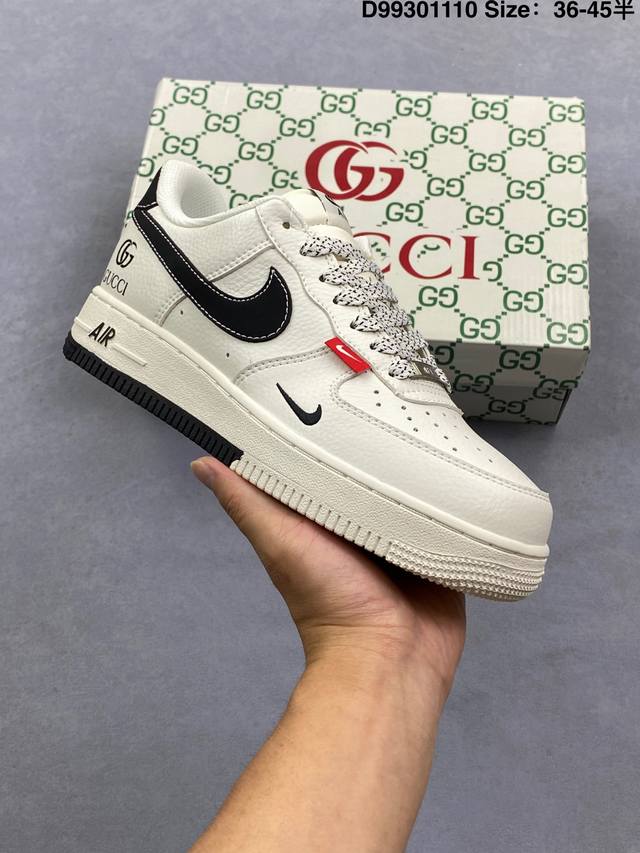 Nike Air Force1 07 Low 定制空军 #原楦头原纸板 打造纯正空军版型 #专注外贸渠道 全掌内置蜂窝气垫 #原盒配件 原厂中底钢印、拉帮完美