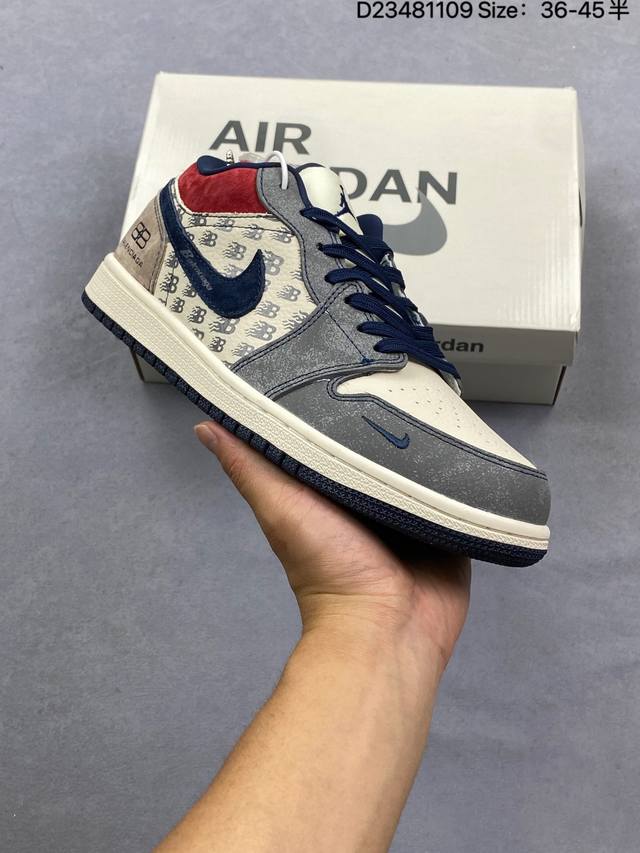 公司级Nike Air Jordan 1 Low Aj1乔1低帮休闲板鞋 同步官方配色 市场唯一独家头层皮打造 原鞋原档案开发 原厂皮料 原档冲孔鞋头 正确满胶