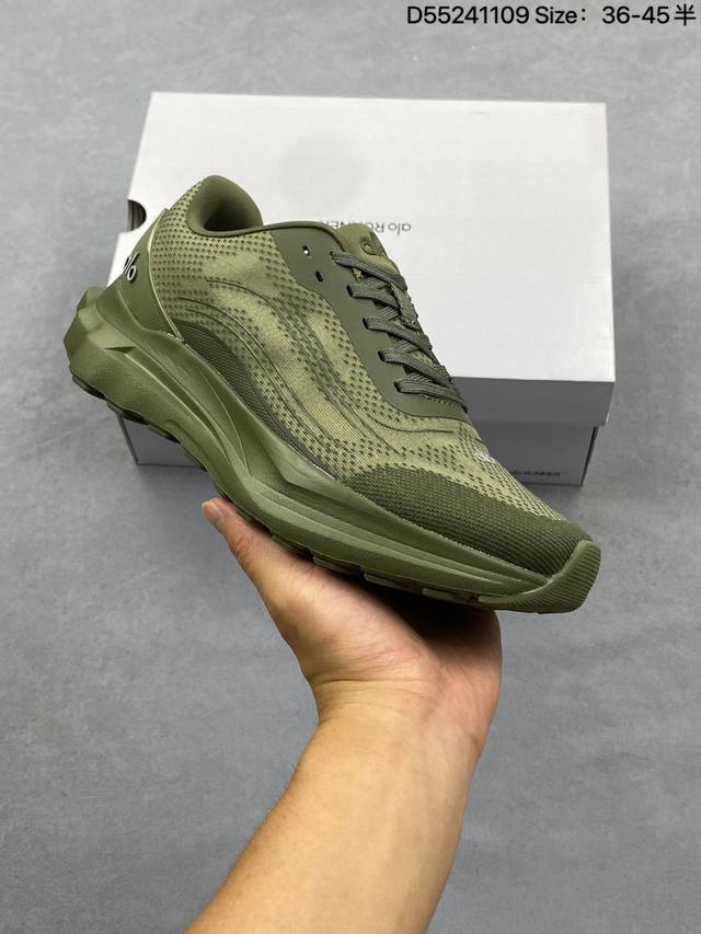 Alo Yoga Alo Runner 舒适百搭防滑透气 低帮跑步鞋 原版开发 独家私模打造 采用环保纤维革鞋面材质 外置加厚耐磨防滑橡胶大底 经典百搭鞋型 内