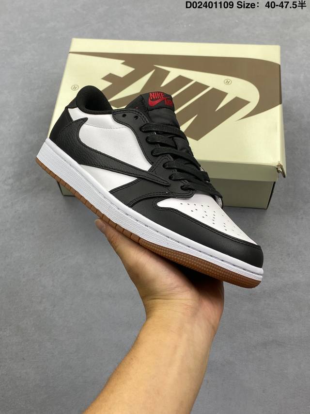 耐克Nike Air Jordan 1 Low Og Sp Aj1低帮 倒勾 乔丹一代经典低帮文化百搭休闲运动篮球鞋 货号:Dz4137-106 尺码：如图 编