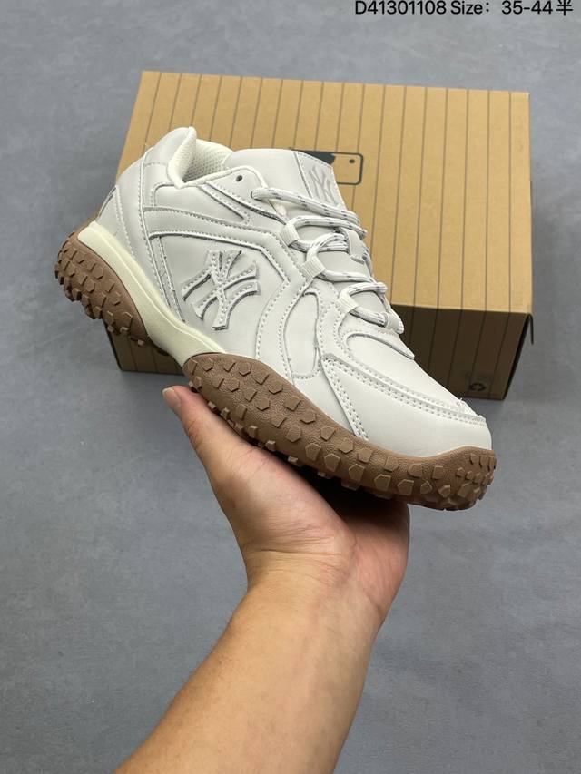 公司级：Mlb Chunky Liner Denim 潮流百搭 厚底增高休闲鞋 防滑耐磨 低帮 老爹鞋 货号:3Asx N 尺码:如图 编码：D41301108