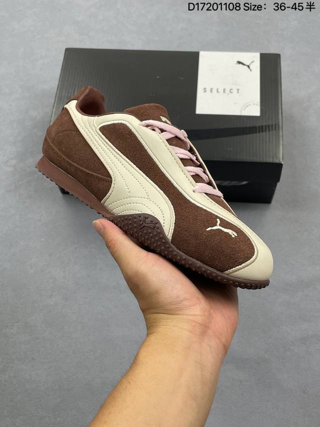 puma 彪马 男女鞋真标半码制，原楦开发版型，采用软质荔枝纹纤维革组合翻毛皮饰片鞋面材质，内嵌加厚Oftfoam+ 鞋垫，外置环保切片组合防滑橡胶外底乘胜追击