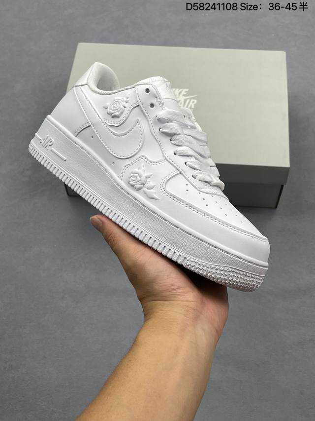 Nike Air Force 1 ‘07 空军一号低帮休闲板鞋 进口牛筋布 原楦头原纸板 纯正空军版型 定制鞋盒 全掌内置全掌气垫 原厂中底钢印 拉帮完美 货号