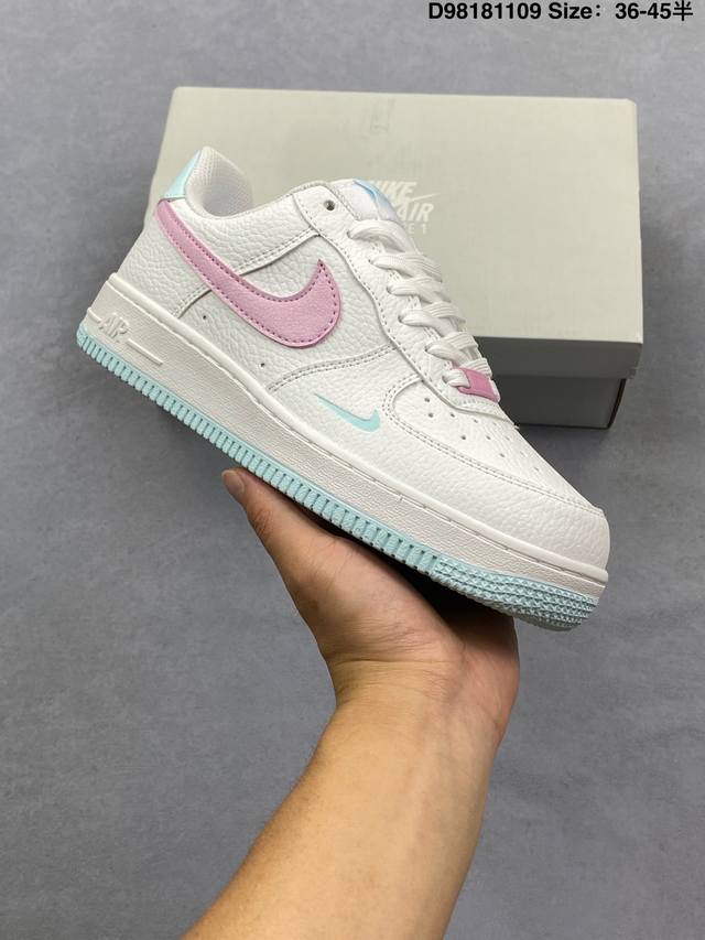 Nike Air Force 1 07 Low空军一号板鞋 白粉 原楦头原纸板 打造纯正空军版型#专注外贸渠道 全掌内置蜂窝气垫 #原盒配件 原厂中底钢印、拉帮