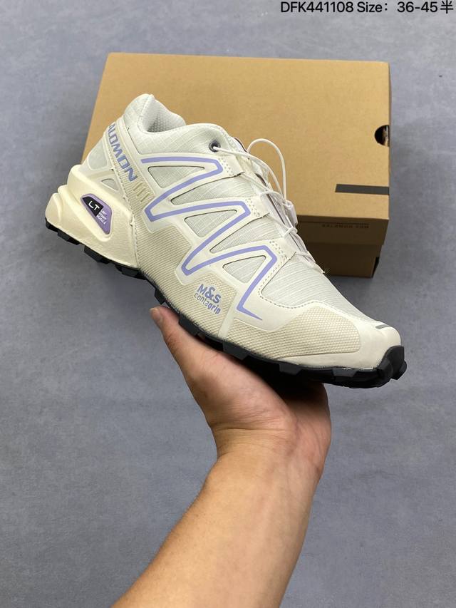 公司级Salomon萨洛蒙户外男女机能潮流经典系列抓地运动鞋Speedcross 3 这双萨洛蒙Speedcross 3不仅仅是一双跑步鞋，它的适用场景远不止于