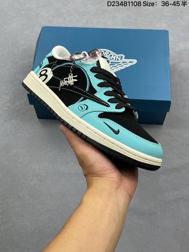 乔丹Air Jordan 1 Low 低帮复古文化休闲运动篮球鞋。该鞋款从 1985 年元年款汲取设计灵感，焕新演绎简约经典外观，让人感到熟悉的同时又颇具新意。