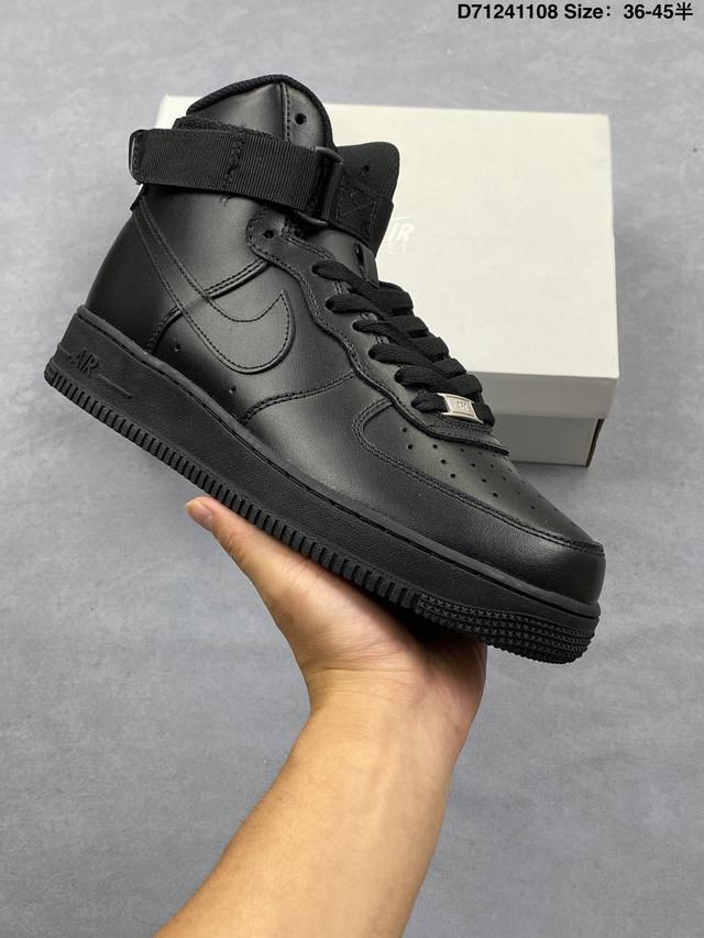 公司级Nike Air Force 1 High 耐克 空军一号 潮流复古 高帮板鞋 货号:Cw2290-111 Size:36 36.5 37.5 38 38