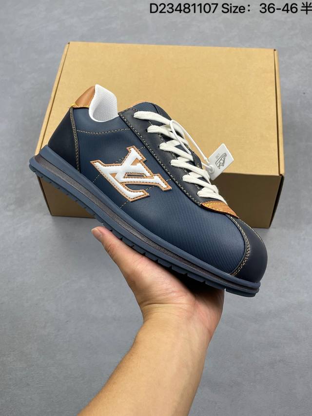路易威登 Louis Vuitton Lv路易威登板鞋 新款 Lv Trainer最新配色运动鞋 L家 篮球鞋风格运动鞋 该鞋由艺术总监 Virgil Ablo