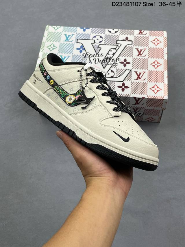 公司级耐克Nk Dunk Low Retro ”Diy高端定制“ 低帮休闲运动板鞋 Sb Lv 原装头层材料 用料绝不含糊 独家版型蒸餾加工帶來的是更好的视觉和