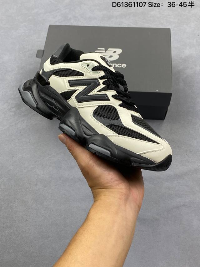 新百伦 New Balance Nb9060 联名款 复古休闲运动慢跑鞋 U9060Iab 鞋款灵感源自设计师本人对夏日的怀日回忆。鞋面大身由空间双格及磨砂鞋面
