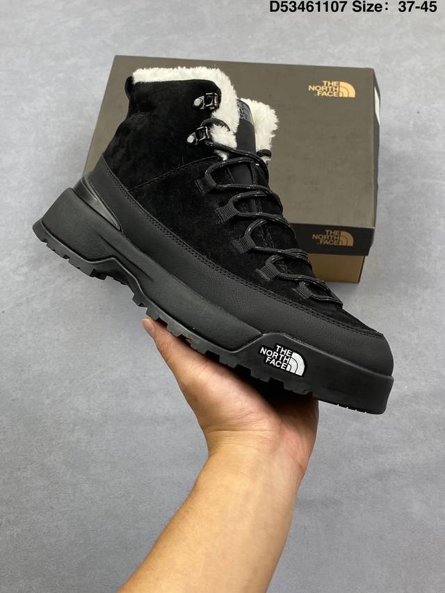 公司级北面The North Face Glenclyffe 加绒款 舒适耐用防滑支撑 低帮 休闲跑步鞋 鞋底采用Vibram黄金大底 专门为鞋底设计的橡胶以出