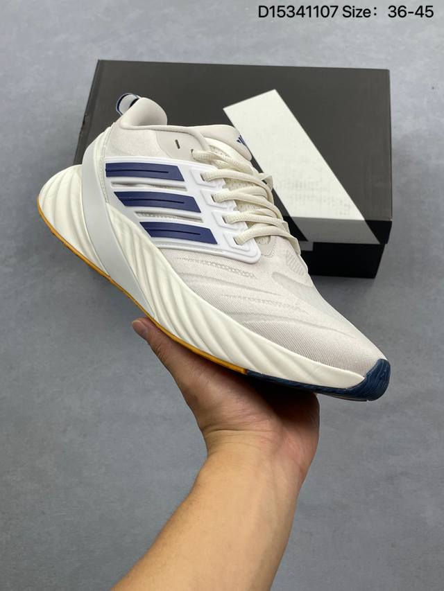 公司级Adidas Adipure Glide系列 阿迪达斯 织物 耐磨透气 低帮 公路跑步鞋 凭借全方位透气设计 鞋面采用了网布加Tpu支撑骨架设计 兼顾透气