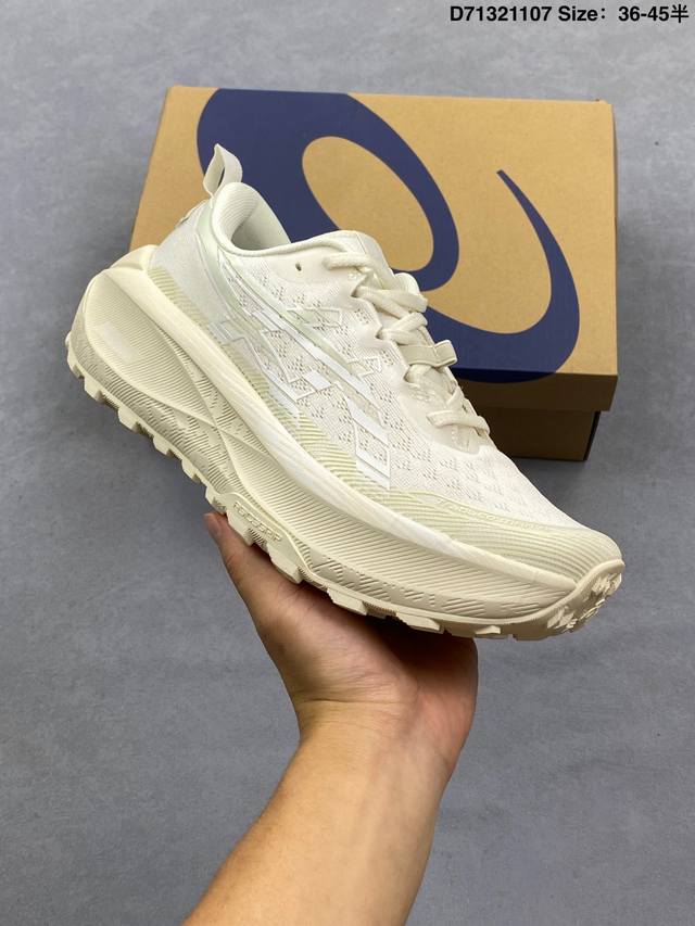 Asics Gel-Trabuco Max 4 亚瑟士 网面透气 耐磨 越野跑步鞋 这双鞋的外观设计超级吸引人 简约大气 色彩搭配也很时尚 Asics亚瑟士的独