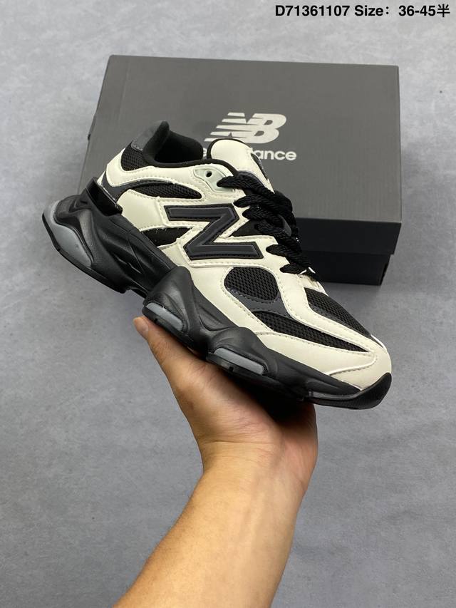 新百伦 New Balance Nb9060 联名款 复古休闲运动慢跑鞋 U9060Iab 鞋款灵感源自设计师本人对夏日的怀日回忆。鞋面大身由空间双格及磨砂鞋面