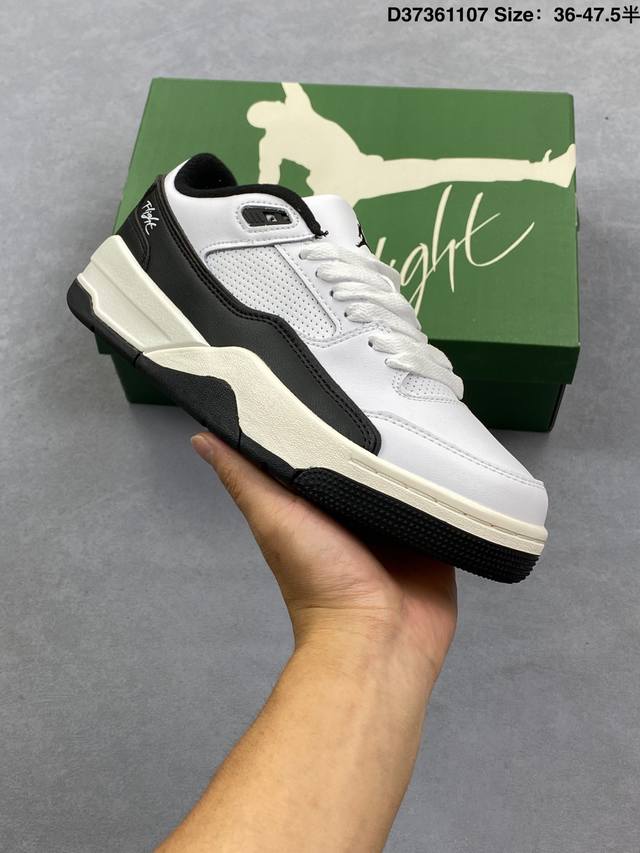 Who Decides War X Nike Jordan Flight Court Ate 搭防滑耐磨 低帮 耐克复古篮球鞋 货号:Fz9854-200 尺码