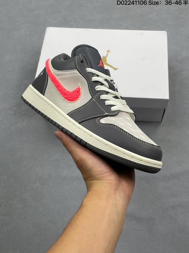 公司级Nike Air Jordan 1 Low Og 耐克 Aj1乔1低帮休闲板鞋 同步官方配色 升级原楦原档案数据开发纸版楦型 采用同源纳帕头层皮革鞋面材质